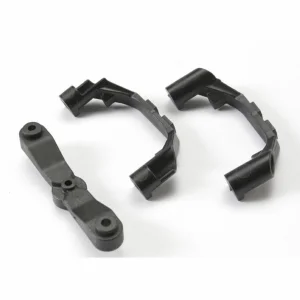 Traxxas Mount steering arm/ steering stops (2) (lower hinge pin retainer) (includes standard and maximum throw steering stops)