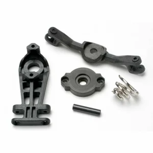 Traxxas Steering arm (upper lower)/ servo saver/ servo saver spring/ steering arm shaft