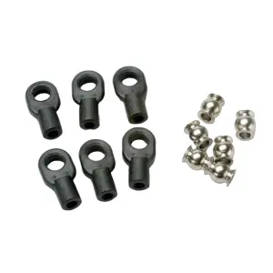Traxxas Rod ends small with hollow balls (6) (for Revo steering linkage)