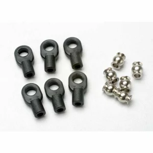 Traxxas Rod ends small with hollow balls (6) (for Revo steering linkage)