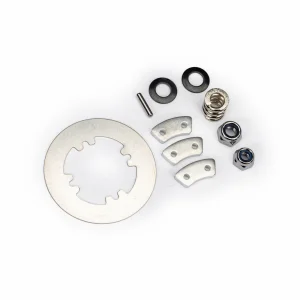 Traxxas Rebuild kit (heavy duty), slipper clutch (steel disc/ aluminium friction pads (3)/ spring (1)/ 2x9.8mm pin/ 5x8mm MW/ 5.0mm NL (1)/ 4.0mm NL (1)