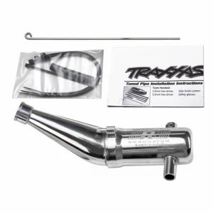 Traxxas Resonator Tuned pipe R.O.A.R. legal (Aluminium double-chamber) (fits MAXX vehicles with TRX Racing Engines)