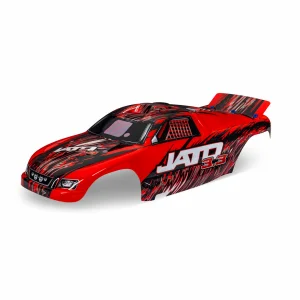 Traxxas Body, Jato, red (painted, decals applied)