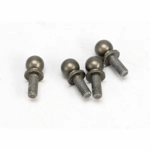 Traxxas Hard-anodized PTFE-coated Aluminium ball studs (4) (use for inner camber link mounting)