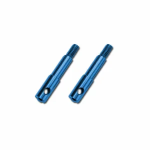 Traxxas 7075-T6 Blue-anodized Aluminium Wheel Spindles front (left right)