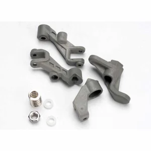 Traxxas Steering bellcranks/ servo saver/ servo saver spring/ steering support/ 4x7x2.5 PB (4)/ 5x0.8mm NL (1)