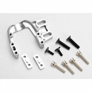 Traxxas Engine mount/ engine mount spacers (2)/ 3x15 CS with washers (4)/ 4x18 BCS (2)/ flathead engine mount screws 3x10 (2)