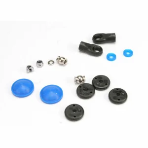 Traxxas Rebuild kit GTR composite Shocks (x-rings bladders all pistons piston nuts Shock rod ends) renews 2 Shocks