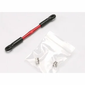 Traxxas Turnbuckle Aluminium (red-anodized) camber link 58mm (1) (assembled with rod ends and hollow balls) (see part 5539X for complete set of Jato Aluminium turnbuckles)