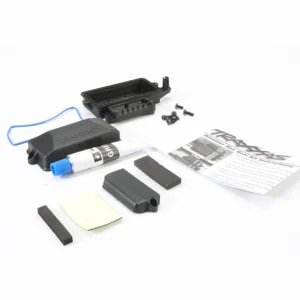 Traxxas Box receiver (sealed)/ foam pad/ silicone grease/ 3x8mm BCS (2)/ 2.5x8mm CS (2)/ 3x6mm BCS (2)