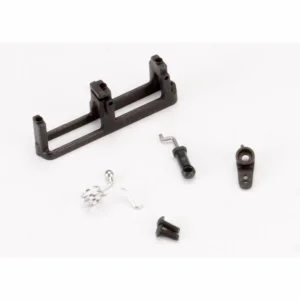 Traxxas Linkage shift (includes: ball collar spring ball cup servo horn linkage wire)/ shift servo mount/ 3x8mm BCS (2)