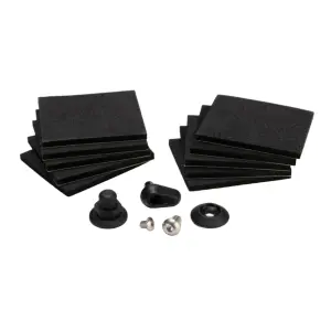 Traxxas Hatch post/hull water outlet/foam pads (10)/ washer (1)/ 4x8mm BCS stainless steel/ 3x4mm BCS stainless steel
