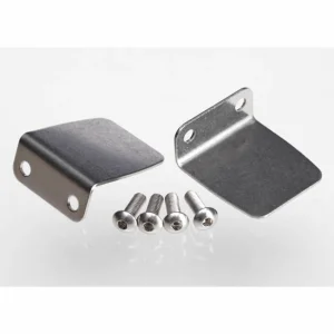 Traxxas Trim tab (2)/ 4x12mm BCS (stainless) (4)