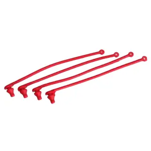 Traxxas Body clip retainer red (4)