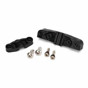 Traxxas Mount stuffing tube (upper lower)/ 4x10mm BCS (stainless) (2)/ 3x10mm CS (stainless) (2)
