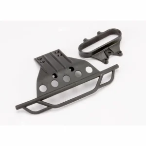 Traxxas Bumper front/ bumper mount front (black)