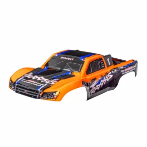Traxxas Body, Slash 4X4 (also fits Slash VXL + Slash 2WD), orange (painted, decals applied) (assembled with front + rear latches for clipless mounting)