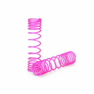 Traxxas Springs rear (pink) (progressive rate) (2)