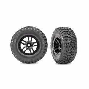 Traxxas SCT Black Split-Spoke Wheels + BFGoodrich Tyres (2)