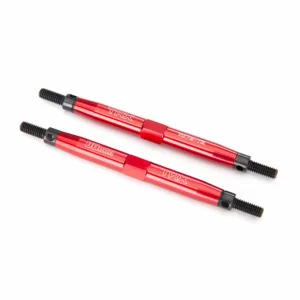 Traxxas Toe links Slayer Pro 4X4 (Tubes 7075-T6 Aluminium red) (88mm fits front or rear) (2)/ rod ends rear (4)/ rod ends front (4)/ wrench (1)