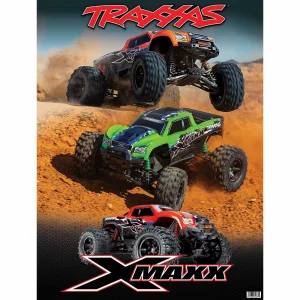 Traxxas X-MAXX Orange 36x48 Window Graphics