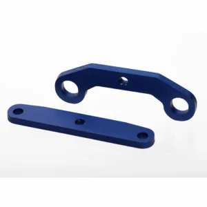 Traxxas Bulkhead tie bars front rear Aluminium (blue-anodized)