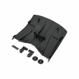 Traxxas Diffuser, rear/ diffuser wing (left + right)/ washers (2)/ 3x10mm CCS (6)