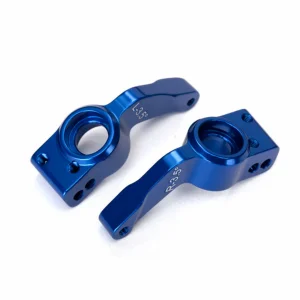 Traxxas Axle carriers rear 6061-T6 Aluminium left right (blue-anodized)