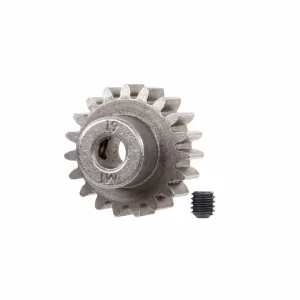 Traxxas Gear, 19-T pinion (1.0 metric pitch) (fits 5mm shaft)/ set screw (for use only with steel spur gears) ** CLEARANCE **