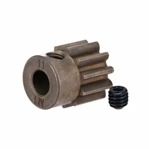Traxxas Hardened Pinion Gear - 11T - 1 Mod Pitch - 5mm Bore (Compatible With Steel Spurs)