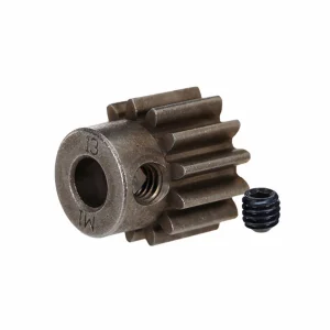 Traxxas Hardened Pinion Gear - 13T - 1 Mod Pitch - 5mm Bore (Compatible With Steel Spurs)