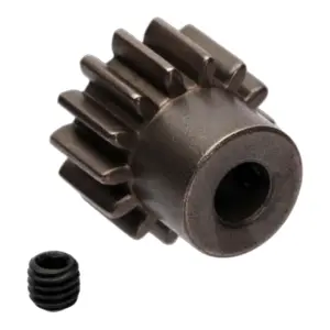 Traxxas Hardened Pinion Gear - 14T - 1 Mod Pitch - 5mm Bore (Compatible With Steel Spurs)
