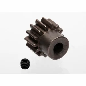 Traxxas Hardened Pinion Gear - 14T - 1 Mod Pitch - 5mm Bore (Compatible With Steel Spurs)