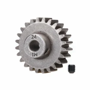 Traxxas Hardened Pinion Gear - 24T - 1 Mod Pitch - 5mm Bore (Compatible with steel spur gears)