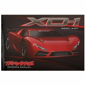 Traxxas Owners manual XO-1