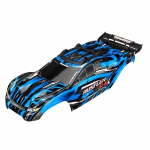 Traxxas Rustler 4X4 Pre Painted Blue/Black Bodyshell
