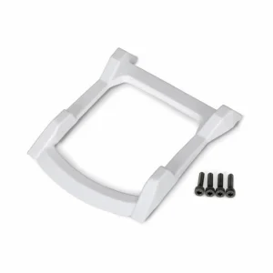 Traxxas Skid plate roof (body) (white)/ 3x12 CS (4)