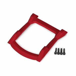 Traxxas Skid plate roof (body) (red)/ 3x12mm CS (4)