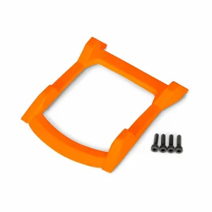 Traxxas Skid plate roof (body) (orange)/ 3x12 CS (4)