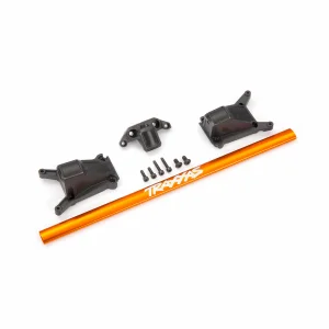 Traxxas Chassis Brace Kit, Orange (fits Rustler 4X4 and Slash 4X4 equipped with Low-CG chassis)
