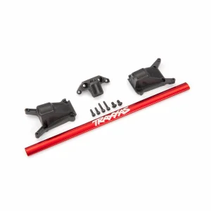 Traxxas Chassis Brace Kit, Red (fits Rustler 4X4 and Slash 4X4 equipped with Low-CG chassis)