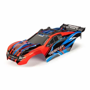 Traxxas Rustler 4x4 Bodyshell - Pre Painted Red / Blue