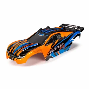 Traxxas Rustler 4x4 Bodyshell - Pre Painted Orange / Blue