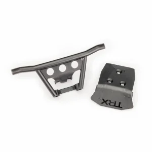 Traxxas Bumper, front, skidplate, front (Black)