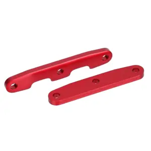 Traxxas Bulkhead tie bars front rear Aluminium (red-anodized)
