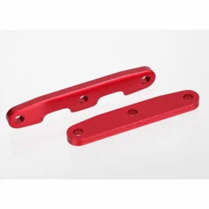 Traxxas Bulkhead tie bars front rear Aluminium (red-anodized)