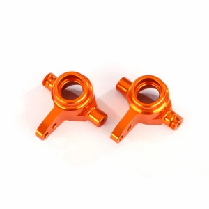 Traxxas Steering blocks, 6061-T6 aluminium (orange-anodized), left + right