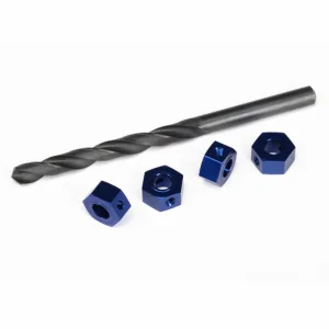 Traxxas Anodized Aluminium 12mm Hex Wheel Adapters for 6mm shafts