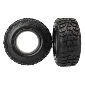 Traxxas Tires Kumho (dual profile 4.3x1.7- 2.2/3.0) (2)/ foam inserts (2)