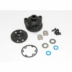 Traxxas Housing center differential/ x-ring gaskets (2)/ ring gear gasket/ bushings (2)/ 5x10x0.5 TW (2)/ CCS 2.5x8 (4)